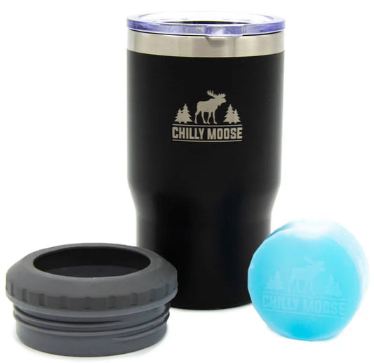 Chilly Moose- 14oz Brent Insulator & Tumbler (Midnight)