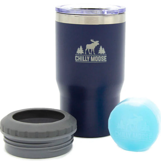 Chilly Moose- 14oz Brent Insulator & Tumbler (Navy)