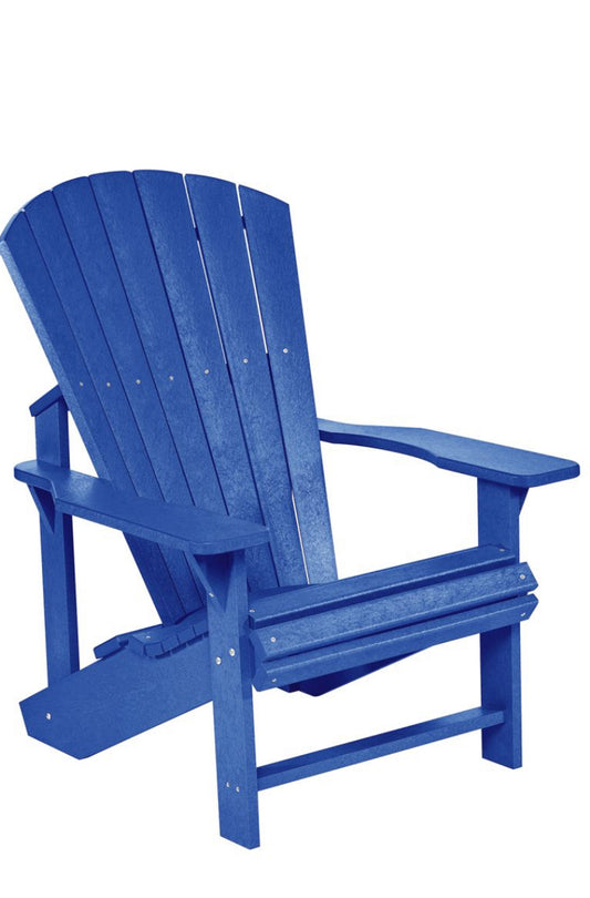 C.R. Plastic- Classic Adirondack Chair (Blue)