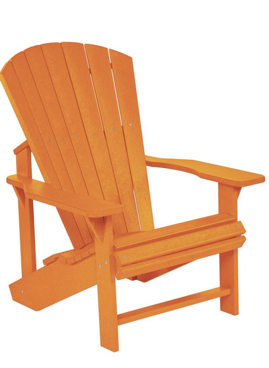 C.R. Plastic- Classic Adirondack Chair (Orange)