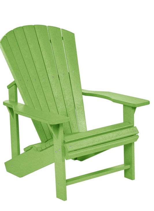 C.R. Plastic- Classic Adirondack Chair (Kiwi Green)