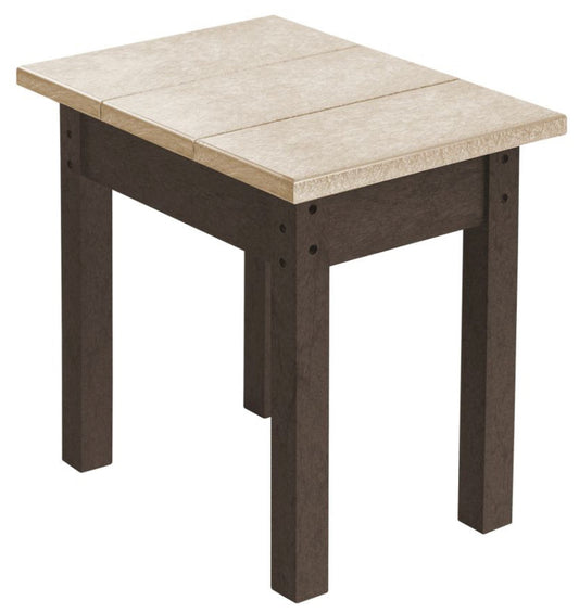 C.R. Plastic- Small Table ( Chocolate/Beige)