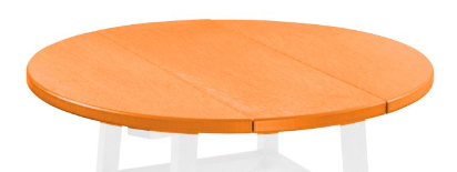 C.R Plastic- 32" Round Table Top- Orange (Legs not included)