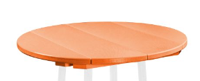 C.R Plastic- 40" Round Table Top- Orange (Legs not included)