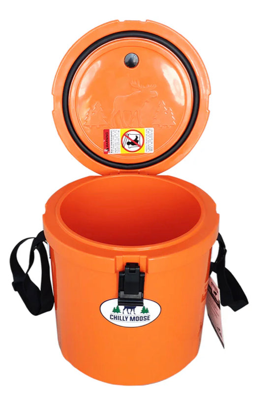 Chilly Moose- 12L Harbour Bucket Cooler (Blaze Orange)