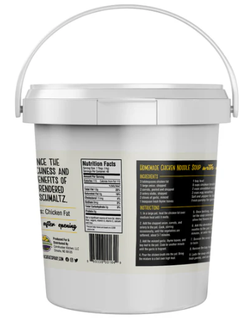 Cornhuskers Kitchen- Gourmet Kettle Rendered Chicken Fat (1.5 lb)
